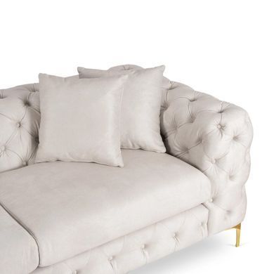 Диван MEBEL ELITE SORRENTO 3S Кремовий фотографія