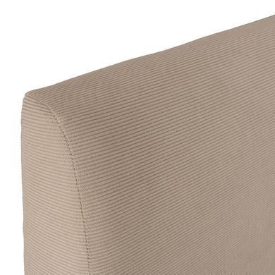 Ліжко двоспальне MEBEL ELITE MARSYLIA Sztruks 140x200 см Беж фотографія