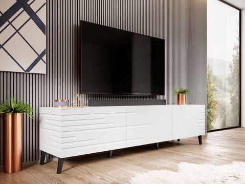 ТВ Тумба NOVA RTV Cama 186 Білий мат фотографія