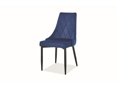 Стул TRIX B Velvet Signal Cиний фотография
