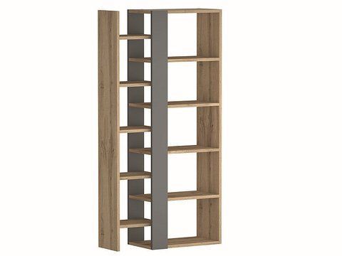 Стелаж Combo Signal 165x80 Дуб Вотан Антрацит фотографія
