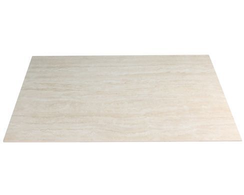 Стіл розкладний FERNANDO CERAMIC Intarsio 180(240)*90 травертин мат/темний горіх фотографія