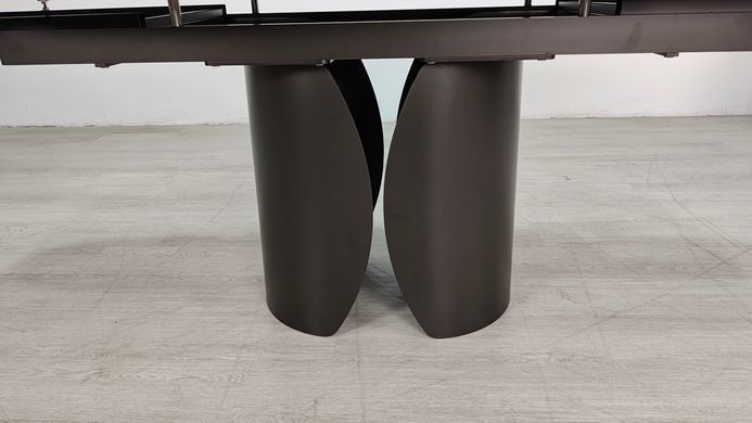 Стол раскладной EDGAR Intarsio 160(240)*90 бронзовый/коричневый фотография