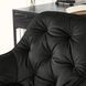 Стілець офісний поворотний оксамитовий MEBEL ELITE MILAN Velvet Чорний / Золотий