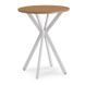 Стол MEBEL ELITE LAUREN 60X60 Дуб золотой/белый фотография