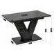 Комплект стол раскладной MEBEL ELITE CLARK 120(160)х80 см Черный +4 стулья RICK Беж