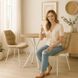 Стіл MEBEL ELITE LAUREN 60X60 Дуб золотий / білий