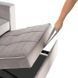 Крісло розкладне MEBEL ELITE SOLOR Velvet Сірий
