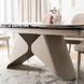 Стіл розкладний MEBEL ELITE VERONA 160(240)х90 см Білий мармур/Кашемір