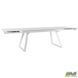 Стіл розкладний Frank white AMF 160(276)X89 Snow white