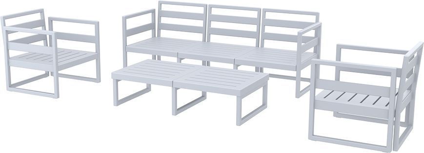 Комплект меблів для тераси Siesta Onto Mykonos Lounge Set XL Gray Сірий