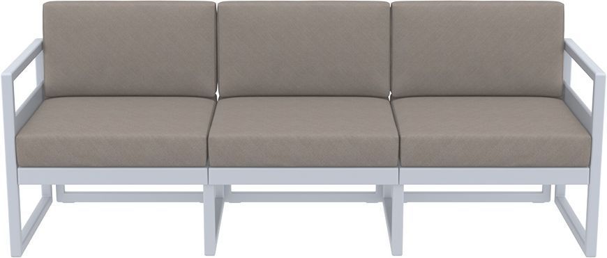Комплект меблів для тераси Siesta Onto Mykonos Lounge Set XL Gray Сірий