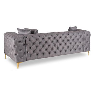 Диван MEBEL ELITE SORRENTO 3S Серый фотография