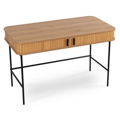Письмовий стіл MEBEL ELITE TRISH 120 см дуб фотографія