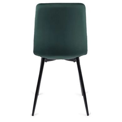 Стілець оксамитовий MEBEL ELITE PERU Velvet, Зелений фотографія