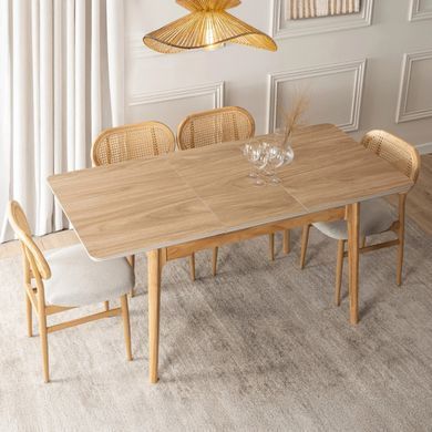 Стіл розкладний MEBEL ELITE SAMER 138(178)х800 см Дуб фотографія
