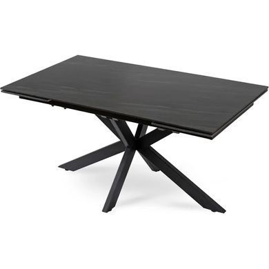 Стіл розкладний MEBEL ELITE BRUNO 160(240)х90 см Чорний фотографія