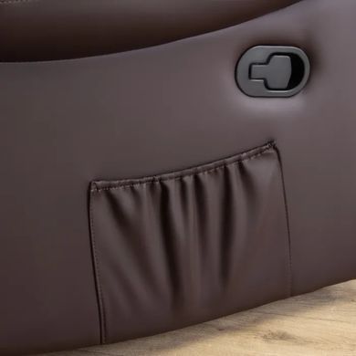Массажное кресло MEBEL ELITE INTER экокожа Коричневый фотография
