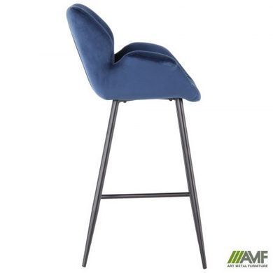 Барный стул Alphabet N Velvet AMF Синий фотография