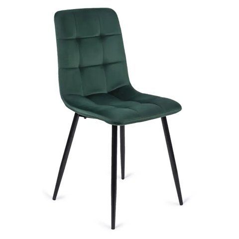 Стул бархатный MEBEL ELITE PERU Velvet, Зеленый фотография