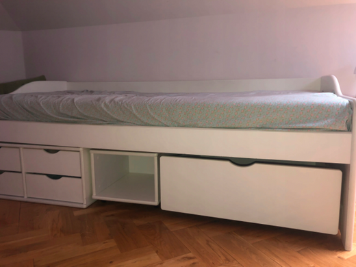 Ліжко дитяче FLORO 2 Halmar 96x209 фотографія