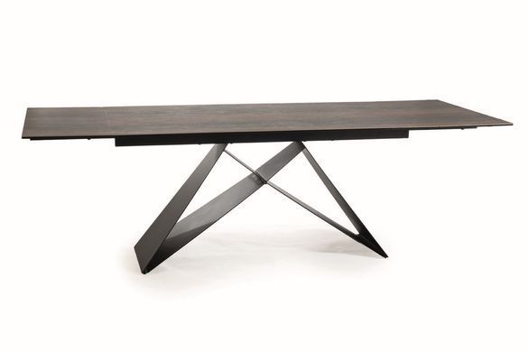 Стол Обеденный WESTIN CERAMIC Signal 160(240)X90 Эффект Дерева / Черный фотография