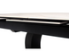 Стіл розкладний TML-815 VETRO 160x90 Білий Мармур / Чорний