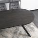 Стол раскладной круглый MEBEL ELITE LUKAS 100(250)х100 см Черный