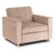 Крісло розкладне MEBEL ELITE SOLOR Velvet Беж