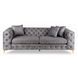 Диван MEBEL ELITE SORRENTO 3S Серый