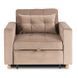 Крісло розкладне MEBEL ELITE SOLOR Velvet Беж