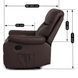 Массажное кресло MEBEL ELITE INTER экокожа Коричневый