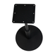 Стіл Ibiza R light Lovko 60x60 Черный метал/черный