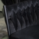 Стілець поворотний оксамитовий MEBEL ELITE LILI Velvet Чорний