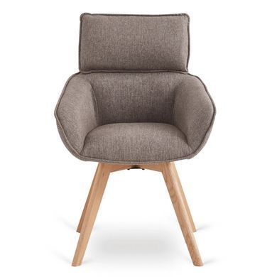 Стілець поворотний MEBEL ELITE DIAS Коричневий фотографія