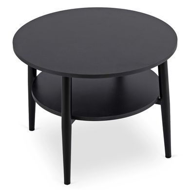 Журнальный столик MEBEL ELITE PAULO 60x60 Черный фотография