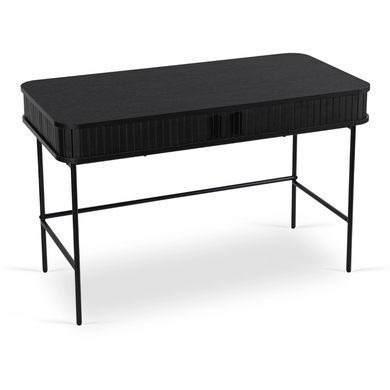 Письмовий стіл MEBEL ELITE TRISH 120 см чорний фотографія