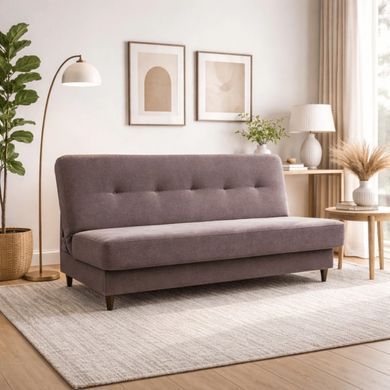 Диван раскладной MEBEL ELITE ARUBA 2 188 см Темно Коричневый фотография