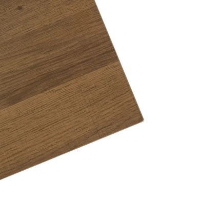 Письменный стол MEBEL ELITE LAMICA 100 см Орех / Черный фотография