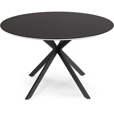 Стол круглый MEBEL ELITE ALLEN 120 см Черный фотография