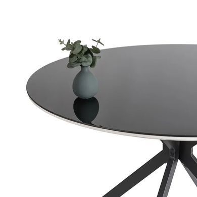 Стол круглый MEBEL ELITE ALLEN 120 см Черный фотография