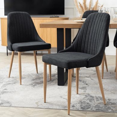 Стілець MEBEL ELITE TORINO, тканина Чорний фотографія