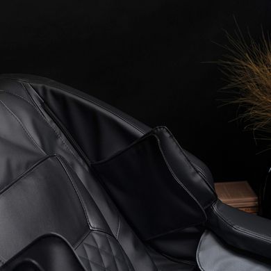 Массажное кресло MEBEL ELITE PX PRO MAX экокожа черный фотография