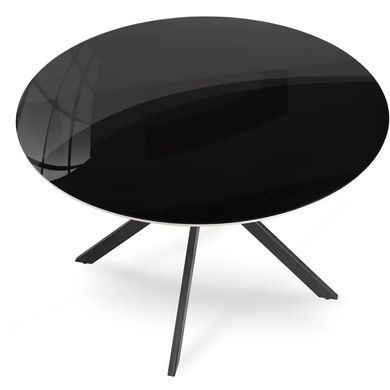 Стол круглый MEBEL ELITE ALLEN 120 см Черный фотография