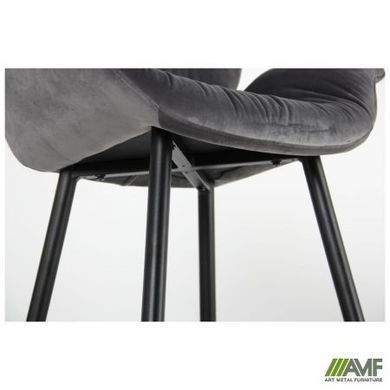 Барный стул Alphabet N Velvet AMF Серый фотография