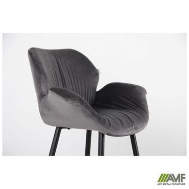 Барный стул Alphabet N Velvet AMF Серый фотография