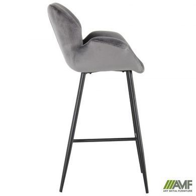 Барный стул Alphabet N Velvet AMF Серый фотография
