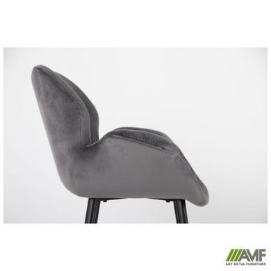 Барный стул Alphabet N Velvet AMF Серый фотография