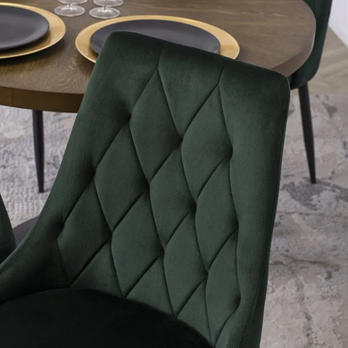 Стул бархатный MEBEL ELITE CORK Velvet Зеленый фотография