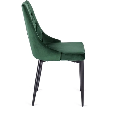 Стул бархатный MEBEL ELITE CORK Velvet Зеленый фотография